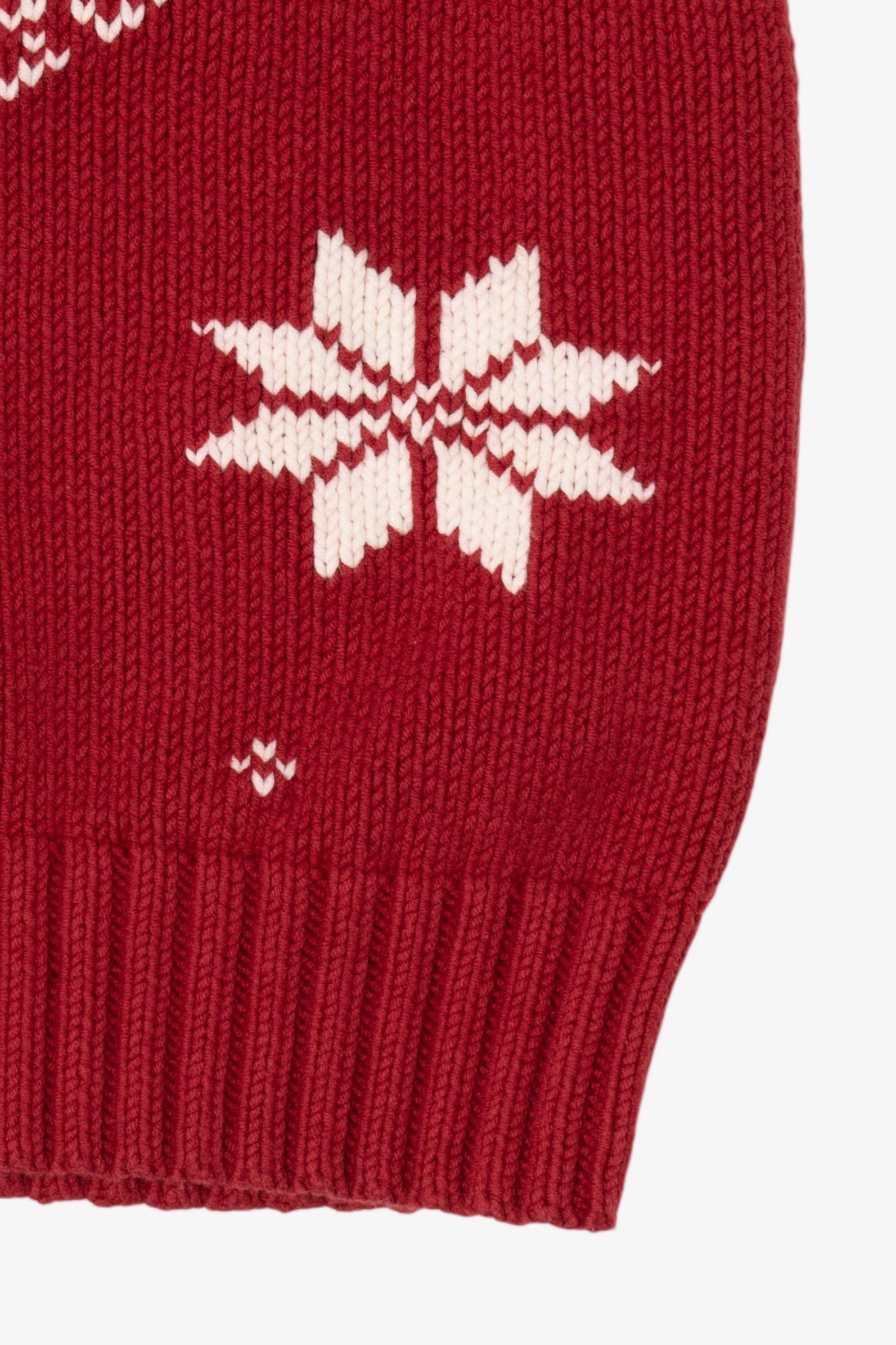 Vintage Red Tommy Hilfiger Snowflakes Ugly Christmas Vest (2000s)