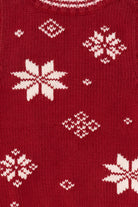 Vintage Red Tommy Hilfiger Snowflakes Ugly Christmas Vest (2000s)