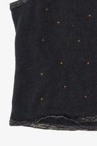 Vintage Black Merry & Bright Flowers Ugly Christmas Vest (2000s)