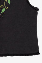 Vintage Black Studio Joy Poinsettias Ugly Christmas Vest (1990s)