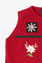 Vintage Red Crazy Horse Ugly Christmas Vest (2000s)