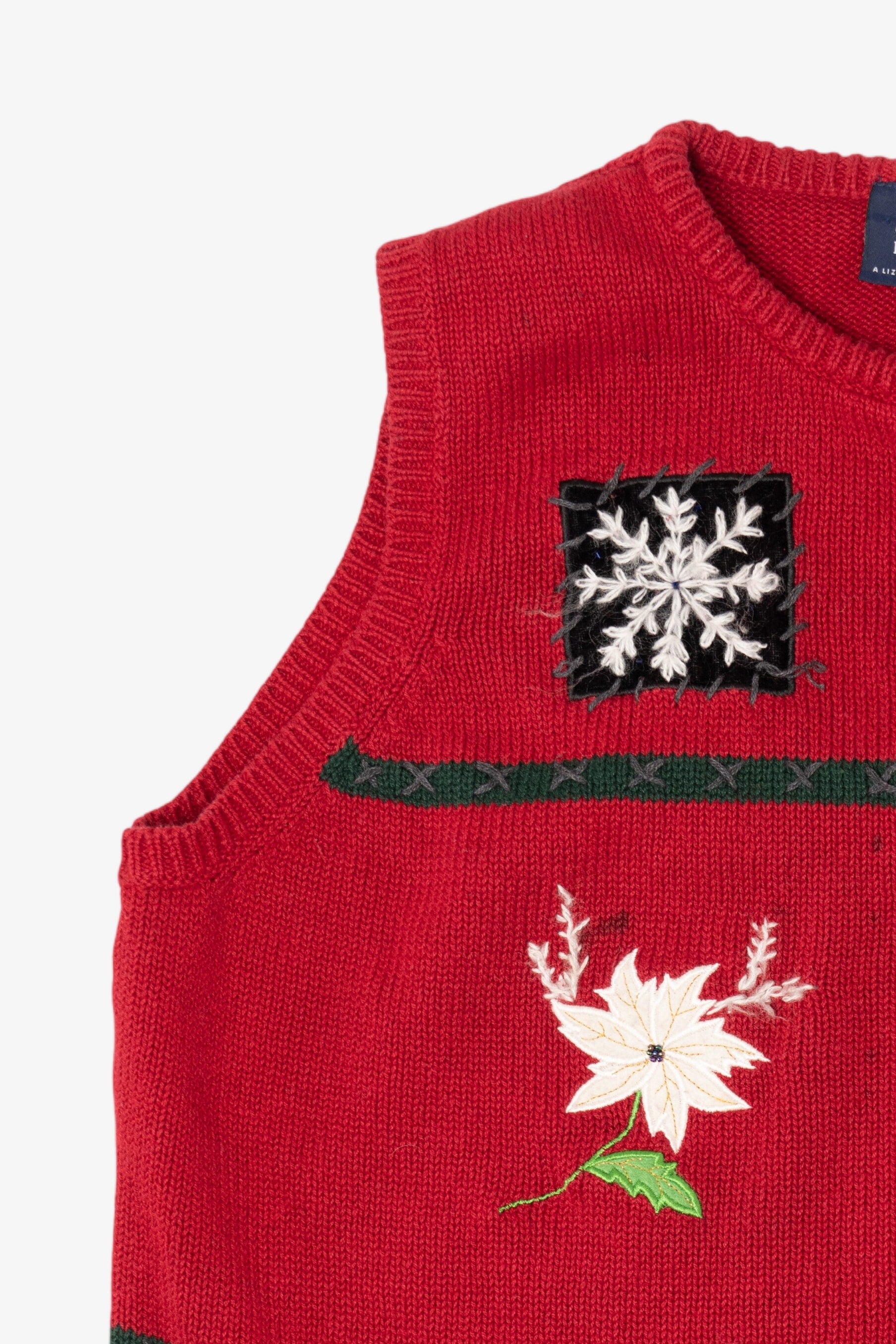 Vintage Red Crazy Horse Ugly Christmas Vest (2000s)