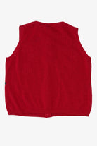 Vintage Red Crazy Horse Ugly Christmas Vest (2000s)