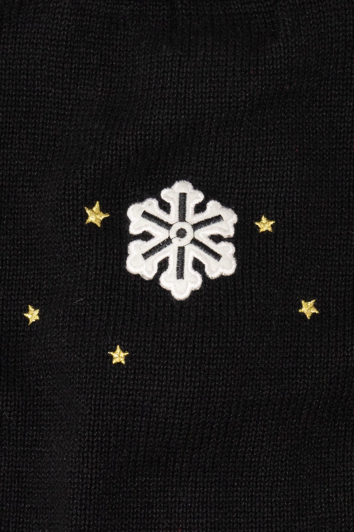 Vintage Black Studio Joy Skiing Ugly Christmas Vest (1990s)