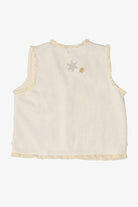 Vintage White Studio Joy Snowflakes Ugly Christmas Vest (1990s)