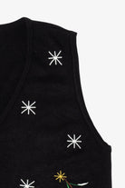 Vintage Black Croft & Barrow Snowmen Ugly Christmas Vest (2000s)