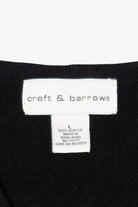 Vintage Black Croft & Barrow Snowmen Ugly Christmas Vest (2000s)