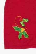 Red Holiday Faire Holly Ugly Christmas Vest (2010s)