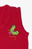 Red Holiday Faire Holly Ugly Christmas Vest (2010s)