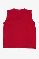 Red Holiday Faire Holly Ugly Christmas Vest (2010s)