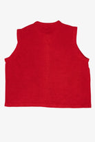 Vintage Red Bechamel Snowmen Baking Ugly Christmas Vest (1990s)