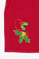 Red Holiday Faire Holly Ugly Christmas Vest