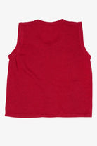 Red Holiday Faire Holly Ugly Christmas Vest