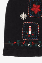 Vintage Black Charter Club Ugly Christmas Vest (1990s)