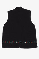 Vintage Black Charter Club Ugly Christmas Vest (1990s)