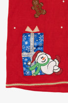 Vintage Red White Stag Ugly Christmas Vest (2000s)