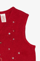 Vintage Red Snowmen Ugly Christmas Vest (2000s)