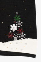 Vintage Black Reindeer Ugly Christmas Vest (2000s)