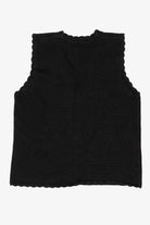 Vintage Black VJ Petites Bells Ugly Christmas Vest (1990s)