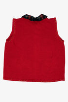 Vintage Red Mercer Street Studio Snowmen Ugly Christmas Vest (2000s)
