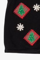 Vintage Black Crazy Horse Trees Ugly Christmas Vest (2000s)