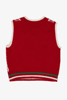 Red Major Label Group Gingerbread Pattern Ugly Christmas Vest (2010s)