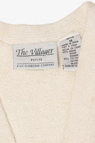 Vintage White The Villager Ugly Christmas Vest (1990s)