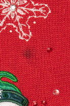 Vintage Red Basic Editions Snowmen Ugly Christmas Vest (1990s)