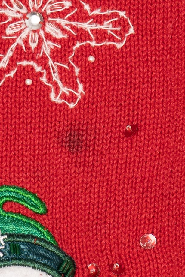 Vintage Red Basic Editions Snowmen Ugly Christmas Vest (1990s)