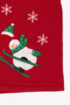 Vintage Red Bobbie Brooks Snowmen Ugly Christmas Vest (1990s)