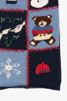 Vintage Blue Capacity Ugly Christmas Vest (1990s)