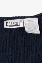 Vintage Blue Capacity Ugly Christmas Vest (1990s)