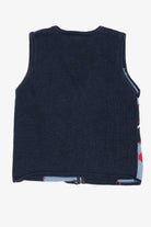 Vintage Blue Capacity Ugly Christmas Vest (1990s)