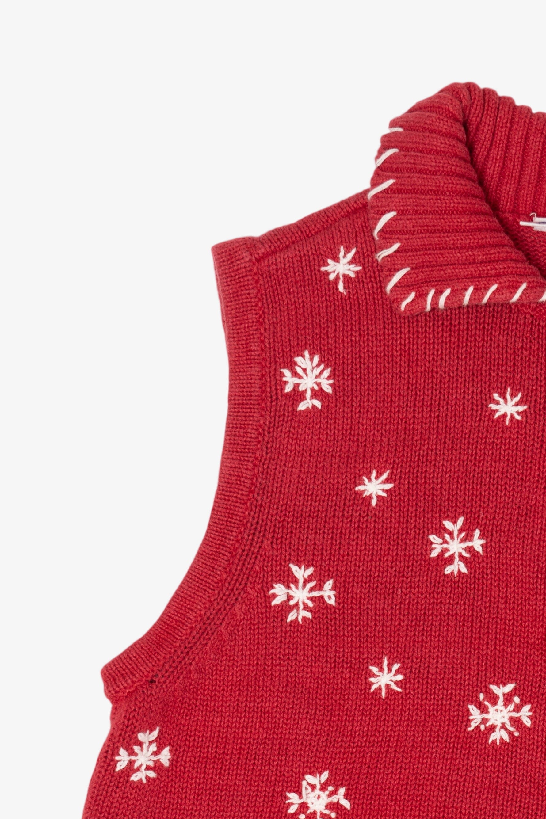 Vintage Red Blair Dogs Ugly Christmas Vest (2000s)