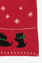 Vintage Red Blair Dogs Ugly Christmas Vest (2000s)