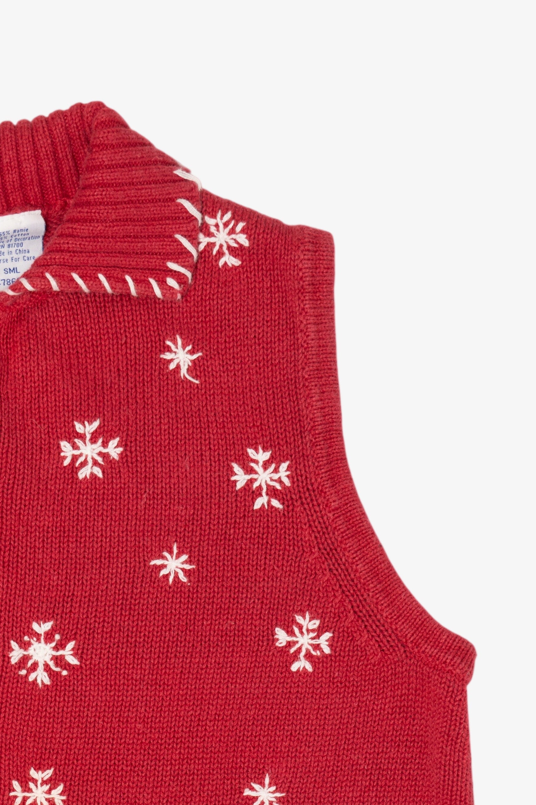 Vintage Red Blair Dogs Ugly Christmas Vest (2000s)