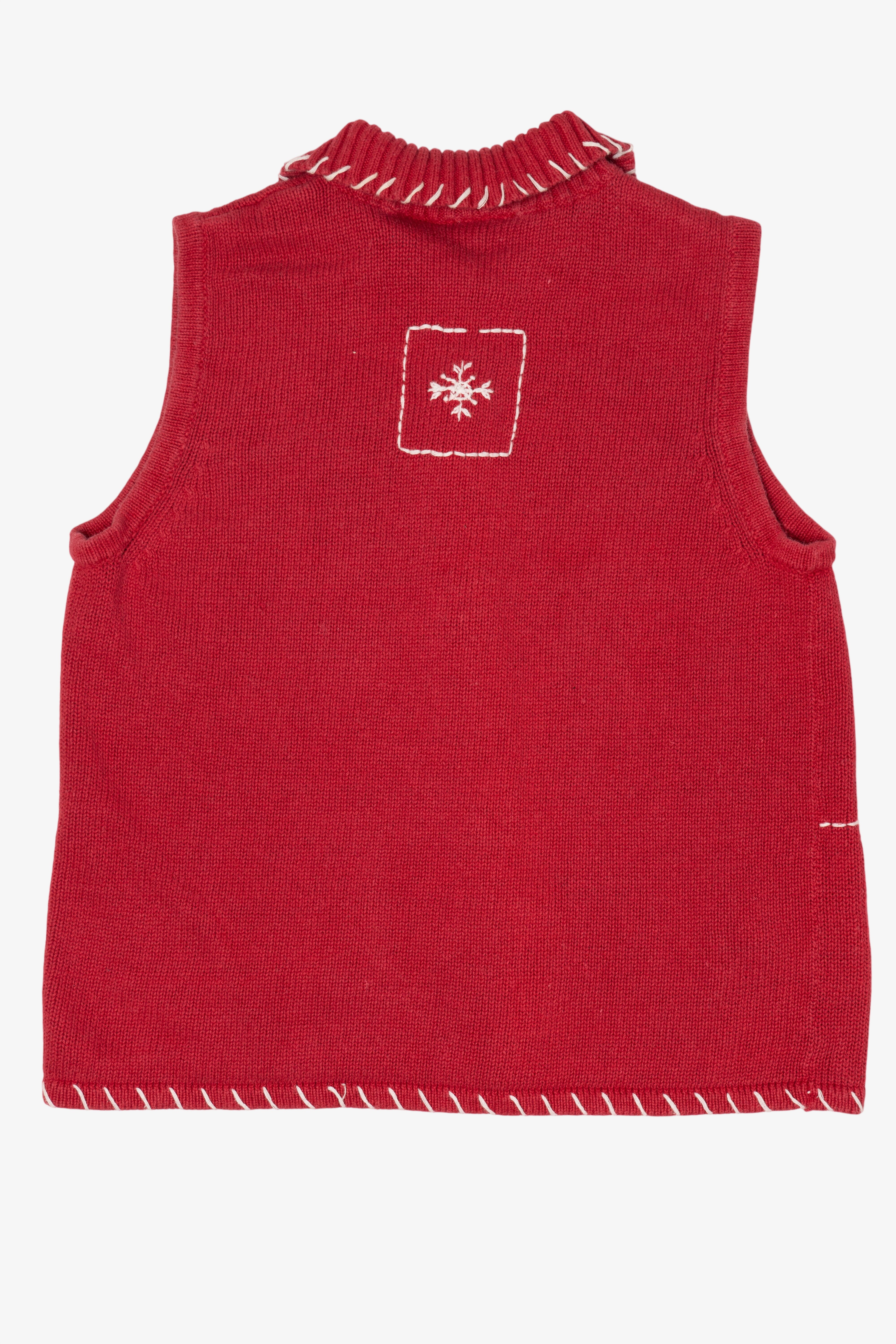 Vintage Red Blair Dogs Ugly Christmas Vest (2000s)