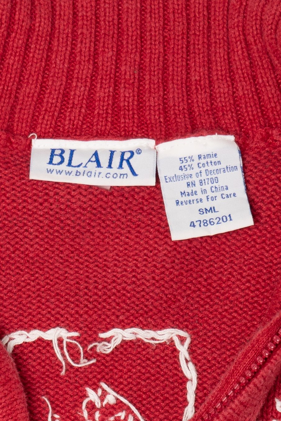 Vintage Red Blair Dogs Ugly Christmas Vest (2000s)