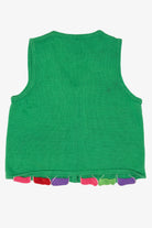 Vintage Green Kim Rogers Dogs Ugly Christmas Vest (2000s)