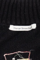 Vintage Black Mercer Street Studio Snowmen Ugly Christmas Vest (2000s)