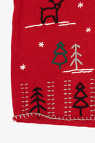 Vintage Red Southern Lady Ugly Christmas Vest (1990s)