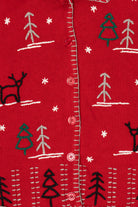 Vintage Red Southern Lady Ugly Christmas Vest (1990s)