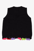 Vintage Black Tiara International Dogs In Stocking Ugly Christmas Vest (2000s)