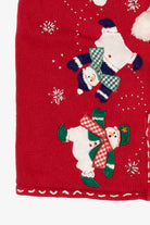 Vintage Red Bobbie Brooks Snowmen Ugly Christmas Vest (1990s)