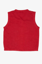Vintage Red Lisa International Reindeer Christmas Vest (1990s)