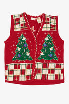 Vintage Red Bobbie Brooks Ugly Christmas Vest (1990s)