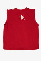 Vintage Red Bobbie Brooks Ugly Christmas Vest (1990s)