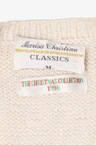 Vintage White Marisa Christina Trees Ugly Christmas Vest (1990s)