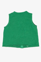 Vintage Green Carly St. Claire Snowmen Christmas Vest (1990s)