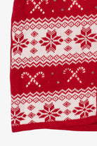 Red Holiday Editions Snowflakes Ugly Christmas Vest (2010s)